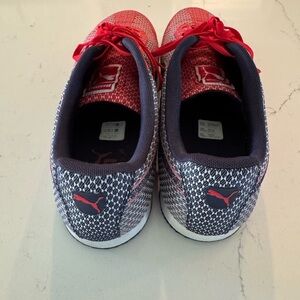 Puma Red and Blue Sneakers Lightweight Performance Design